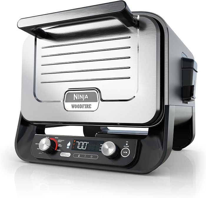 Ninja Woodfire 8-in-1 Outdoor Oven, Pizza Oven, 700°F High Heat Roaster, BBQ Smoker, Ninja Woodf... | Amazon (CA)
