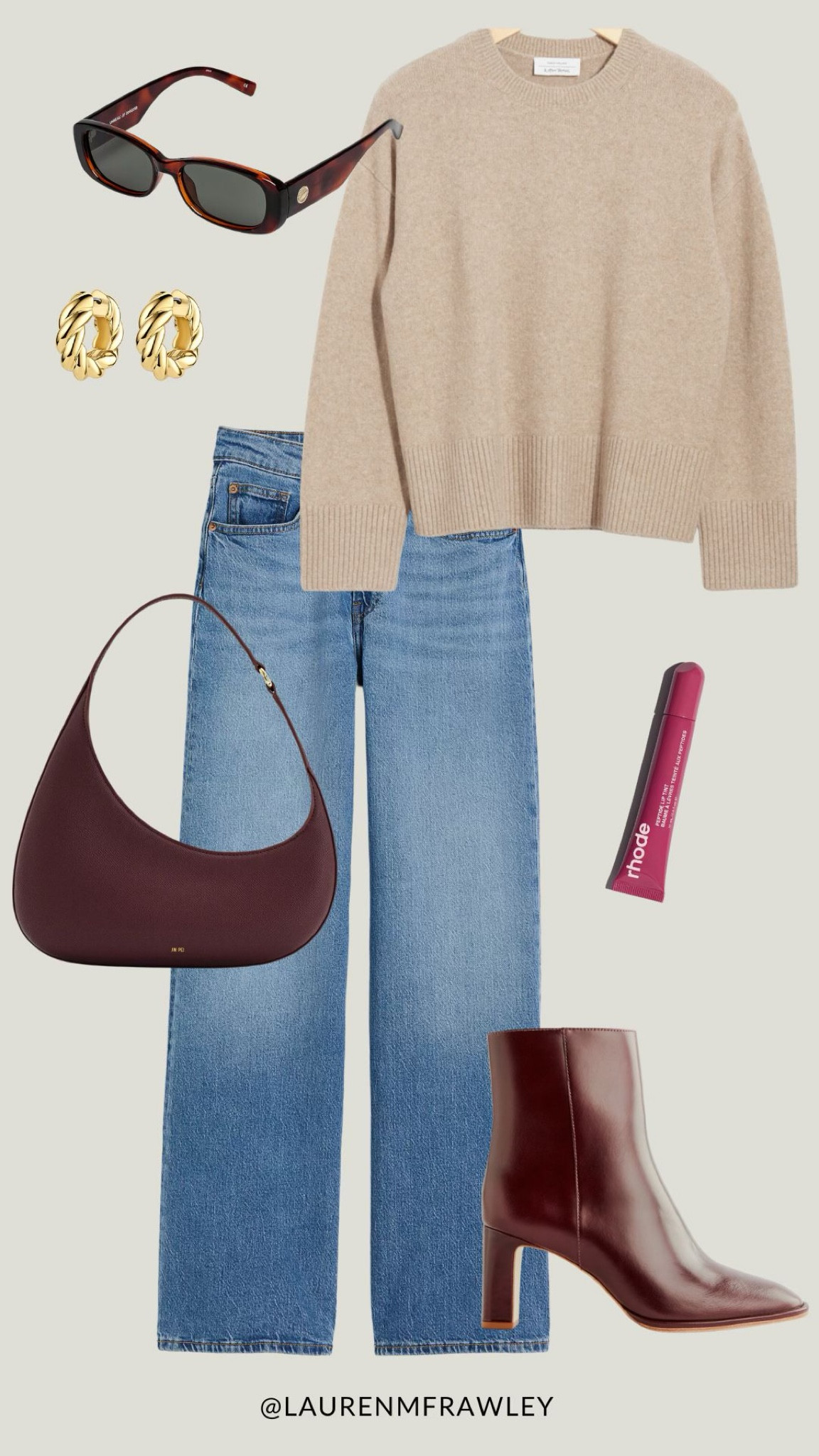 A Casual Fall Fit with Burgundy Accents #falloutfits #fall #boots 

#LTKFallSale #LTKStyleTip #LTKSeasonal