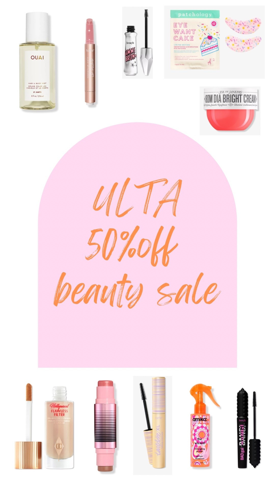 Ulta 50% off sale!

#LTKgrwm #LTKU #LTKSaleAlert