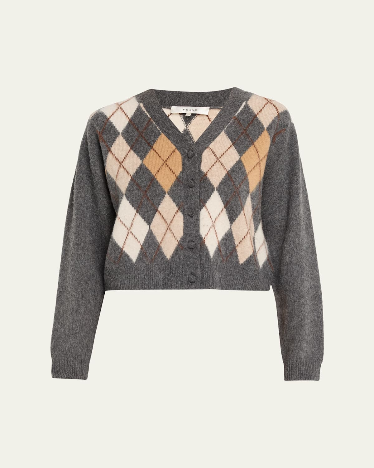 The Brushed Argyle Cardigan | Bergdorf Goodman