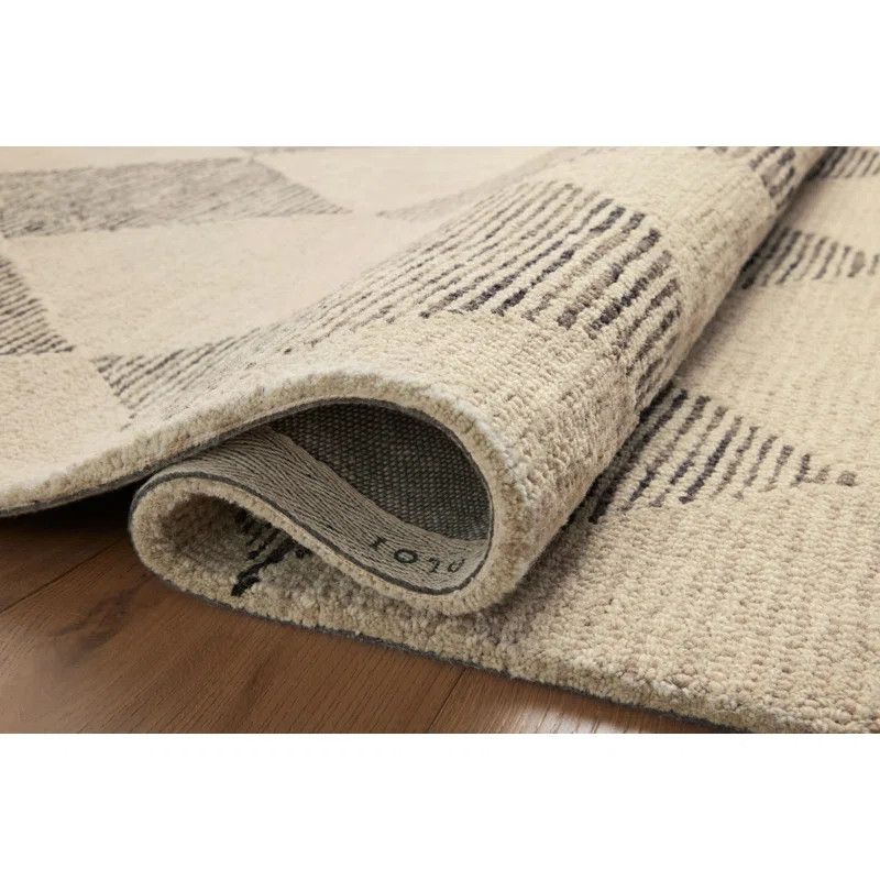 Chris Loves Julia x Loloi Francis Collection FRA-01 Beige / Charcoal, Contemporary  Area Rug | Wayfair North America