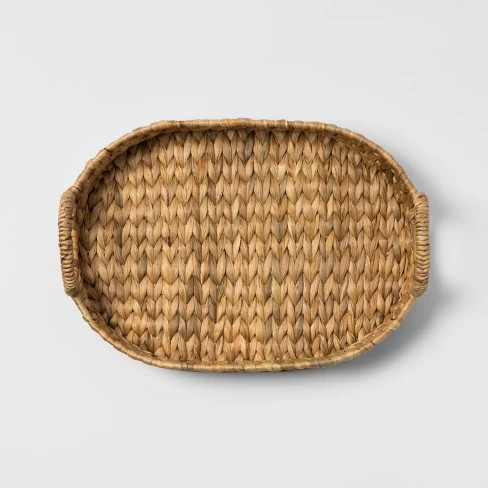 Water Hyacinth Basket Tray - Natural - Threshold™ | Target