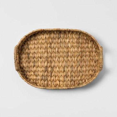 Water Hyacinth Basket Tray - Natural - Threshold™ | Target