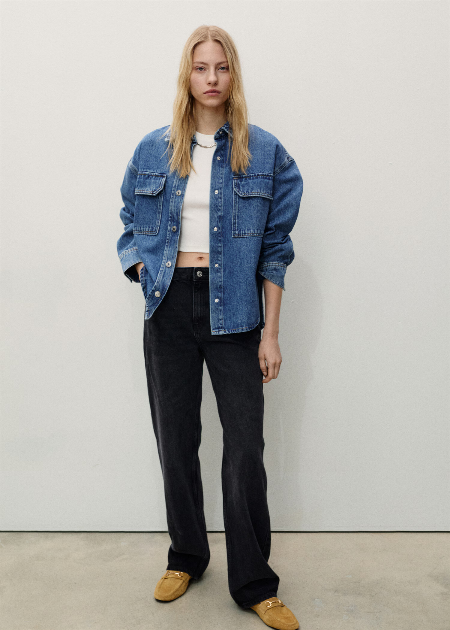 Miami medium-rise straight-fit jeans - Women | MANGO United Kingdom | MANGO (UK)