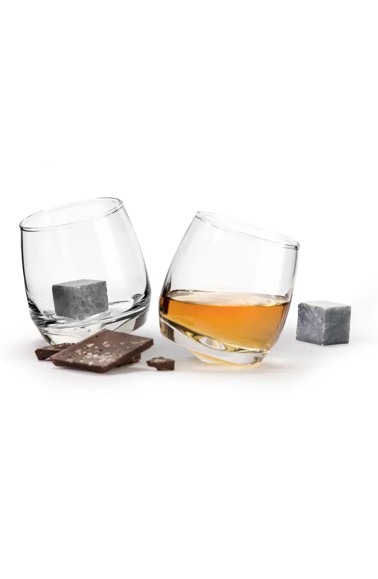 Set of 2 Rocking Whiskey Tumblers & Drink Stones | Nordstrom