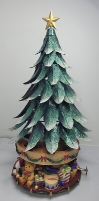 PartyLite Glowing Tree Musical Christmas Tea Light Candle Holder & Ornaments | eBay US