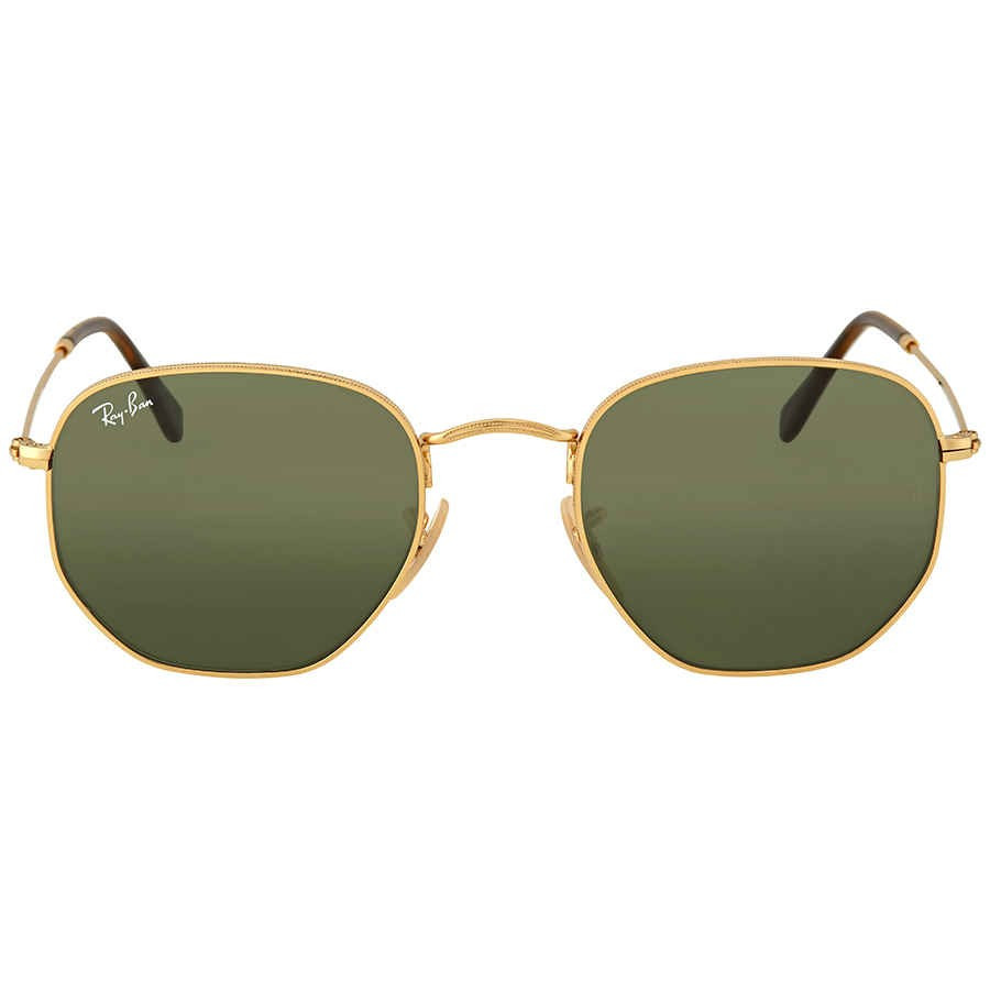 Ray Ban Hexagonal Flat Lenses Green Classic G-15 Unisex Sunglasses RB3548N 001 51 | Jomashop.com & JomaDeals.com