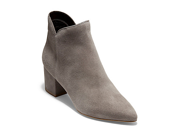Cole Haan Elyse Bootie - Women's - Grey Suede | DSW