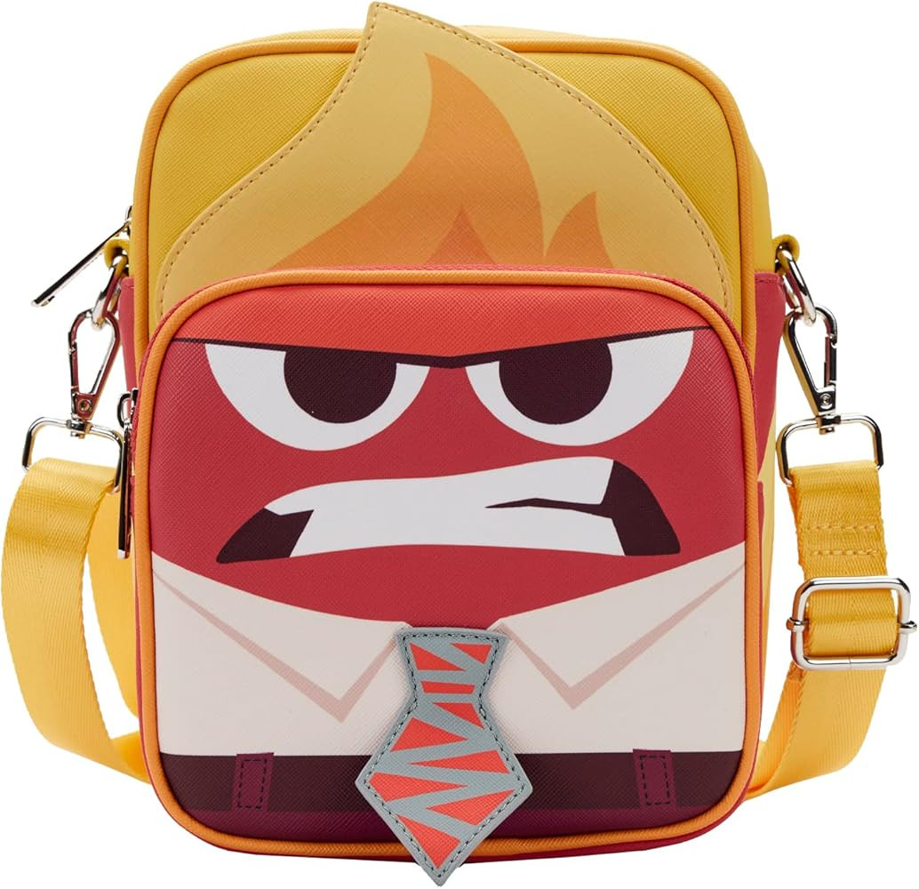 Loungefly Disney Pixar Inside Out Anger Cosplay Passport Bag Red | Amazon (US)