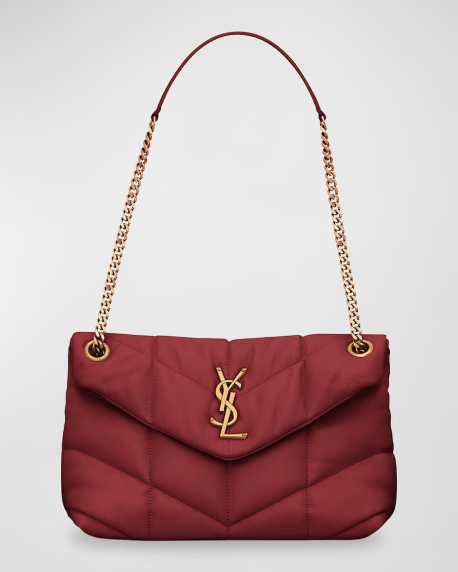 Saint Laurent LouLou YSL Small Puffer Shoulder Bag | Neiman Marcus