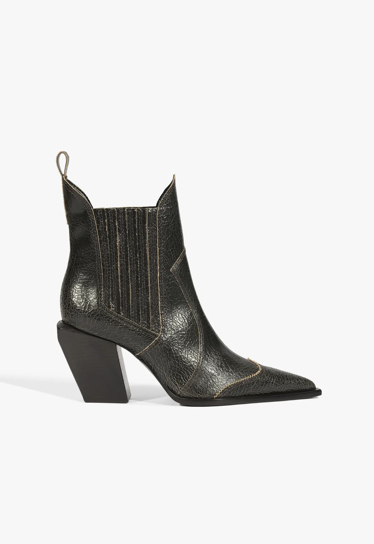 Dolly Black Leather Bootie - SCHUTZ | Schutz (US)