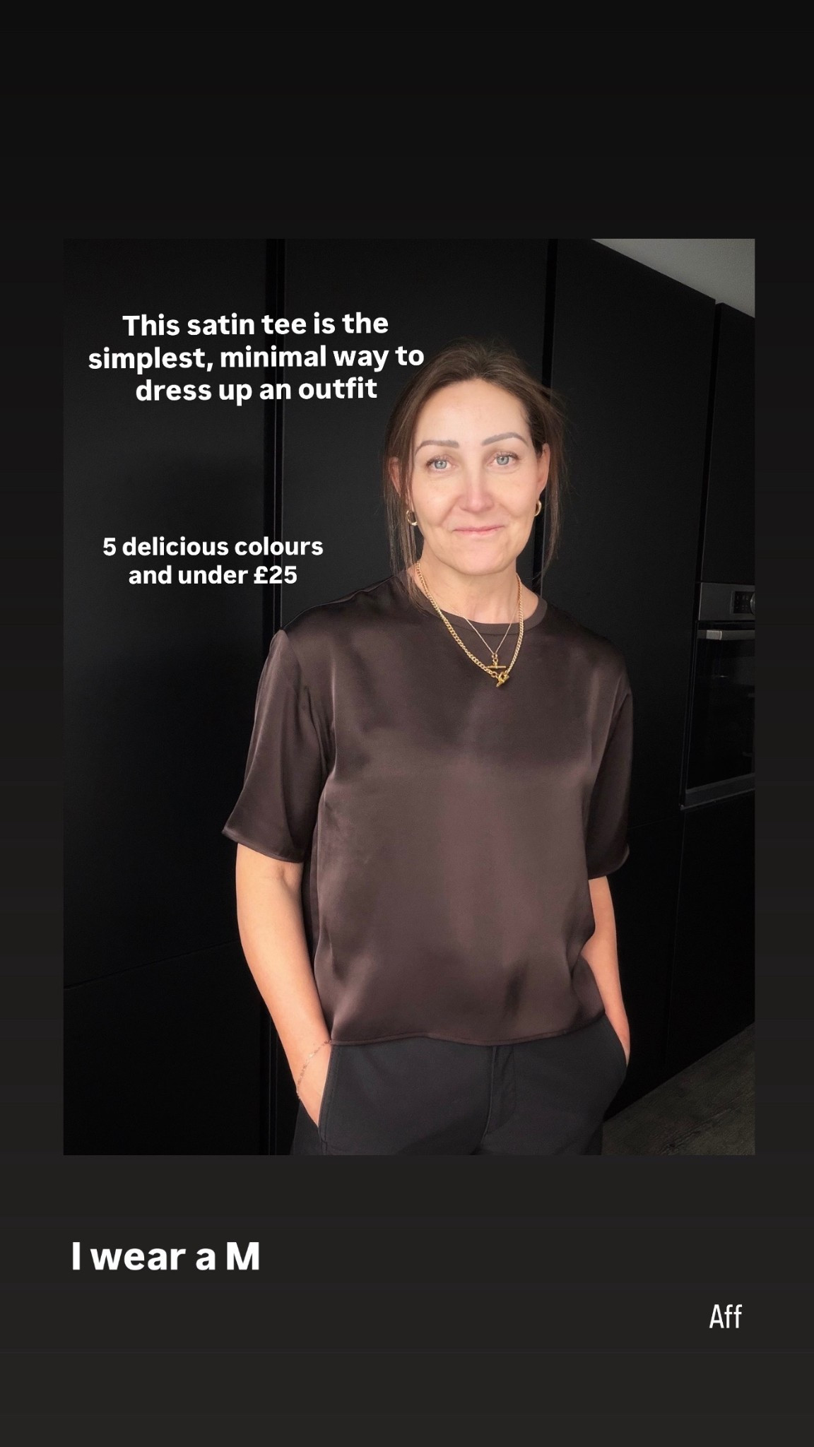 Dressy whilst still minimal and comfy, this satin tee is the solution to your ‘jeans and a nice top’ dilemma. 
Comes in 5 gorgeous colours. I’m in a m

#LTKover50style #LTKuk #LTKspring