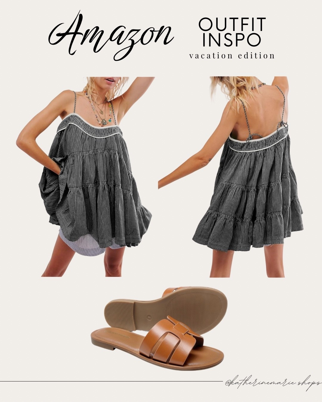 This dress is so comfortable and fits true to size. And the sandals were perfect for walking around all day in. A great vacation outfit.

#LTKFindsUnder50 #LTKTravel #LTKStyleTip