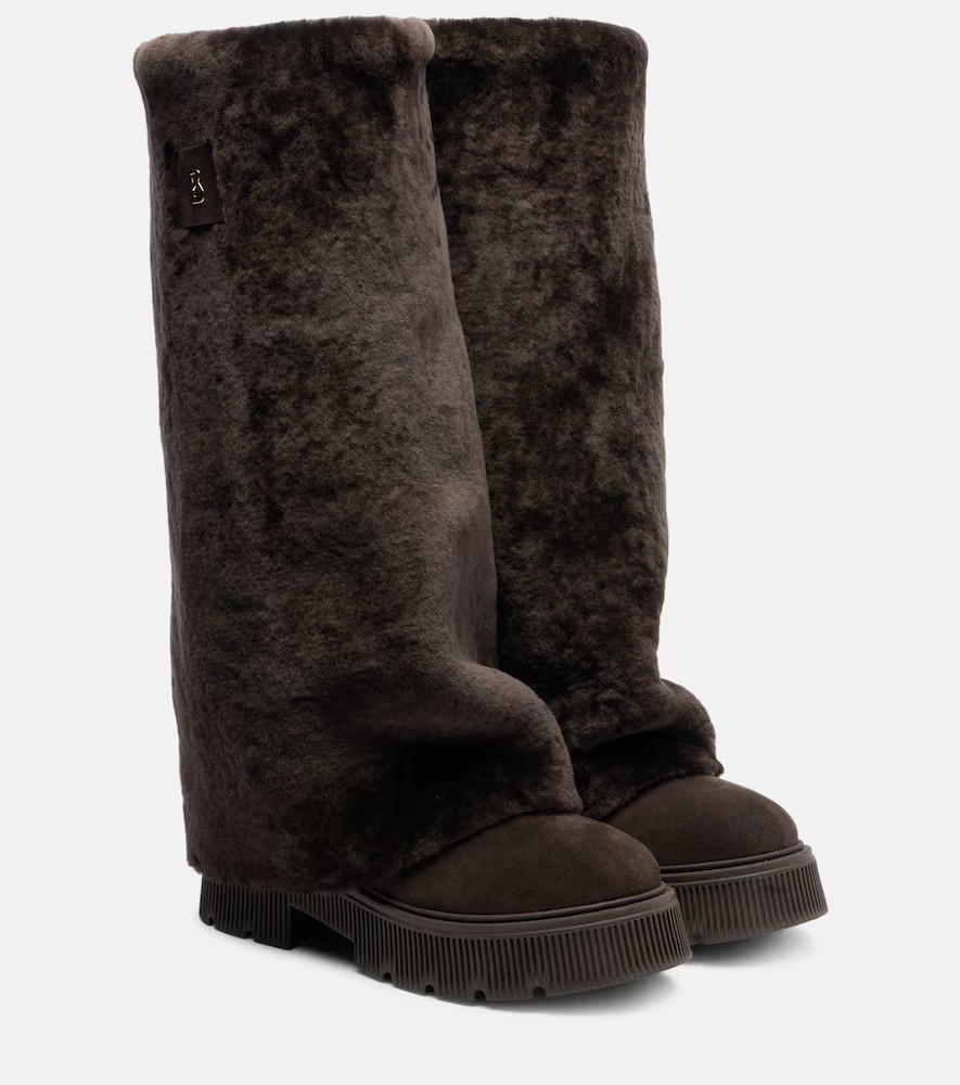 Bogner Turin shearling and suede boots | Mytheresa (US/CA)