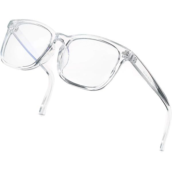 Maxjuli Blue Light Blocking Glasses,Computer Reading/Gaming/TV/Phones Glasses for Women Men(Transpar | Amazon (US)