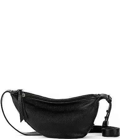 The Sak Tess Leather Sling Slouchy Crossbody Bag - Black | Dillard's