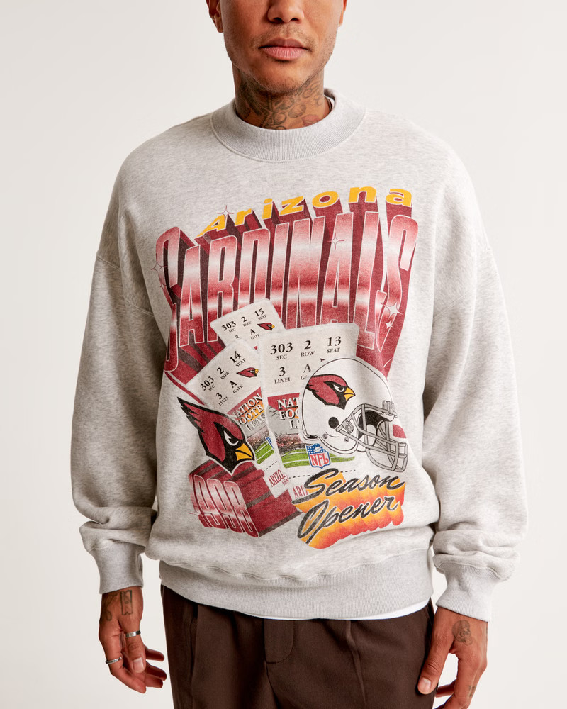 Arizona Cardinals Graphic Crew Sweatshirt | Abercrombie & Fitch (US)