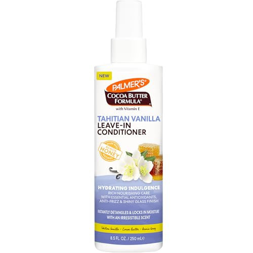 Palmer's Cocoa Butter Formula, Tahitian Vanilla Leave In Conditioner Spray, (8.5 Fl Oz), Hydrating Hair Detangler with Acacia Honey & Vitamin E, Heat Protectant, Frizz Control & Long-Lasting Moisture | Amazon (US)