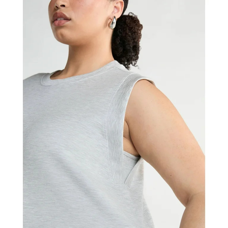 Scoop Women's and Women’s Plus Ultimate ScubaKnit Sleeveless Maxi Dress, Sizes XS-4X | Walmart (US)