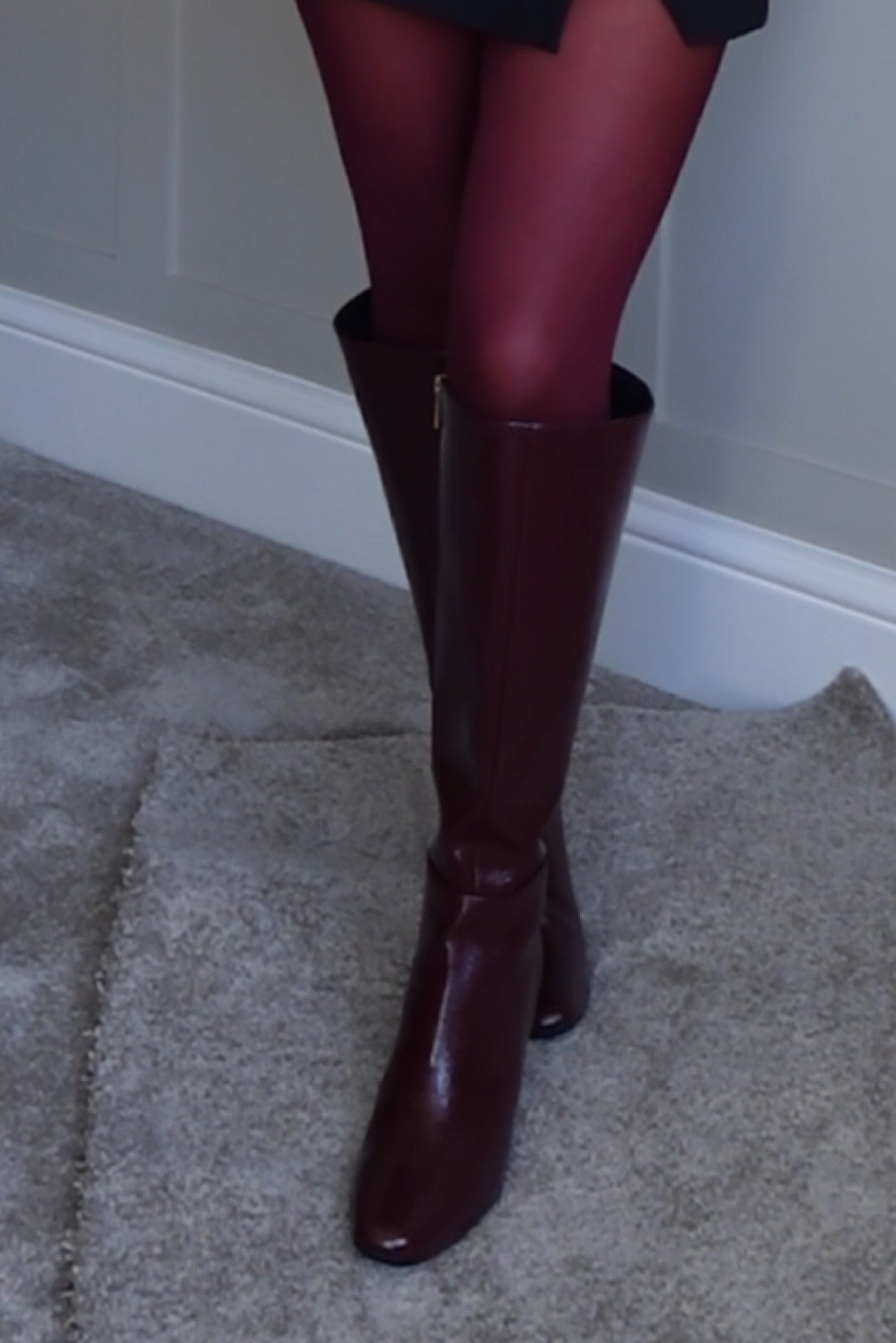 burgundy new look boots for autumn🍒

#LTKuk #LTKautumn #LTKstyletip
