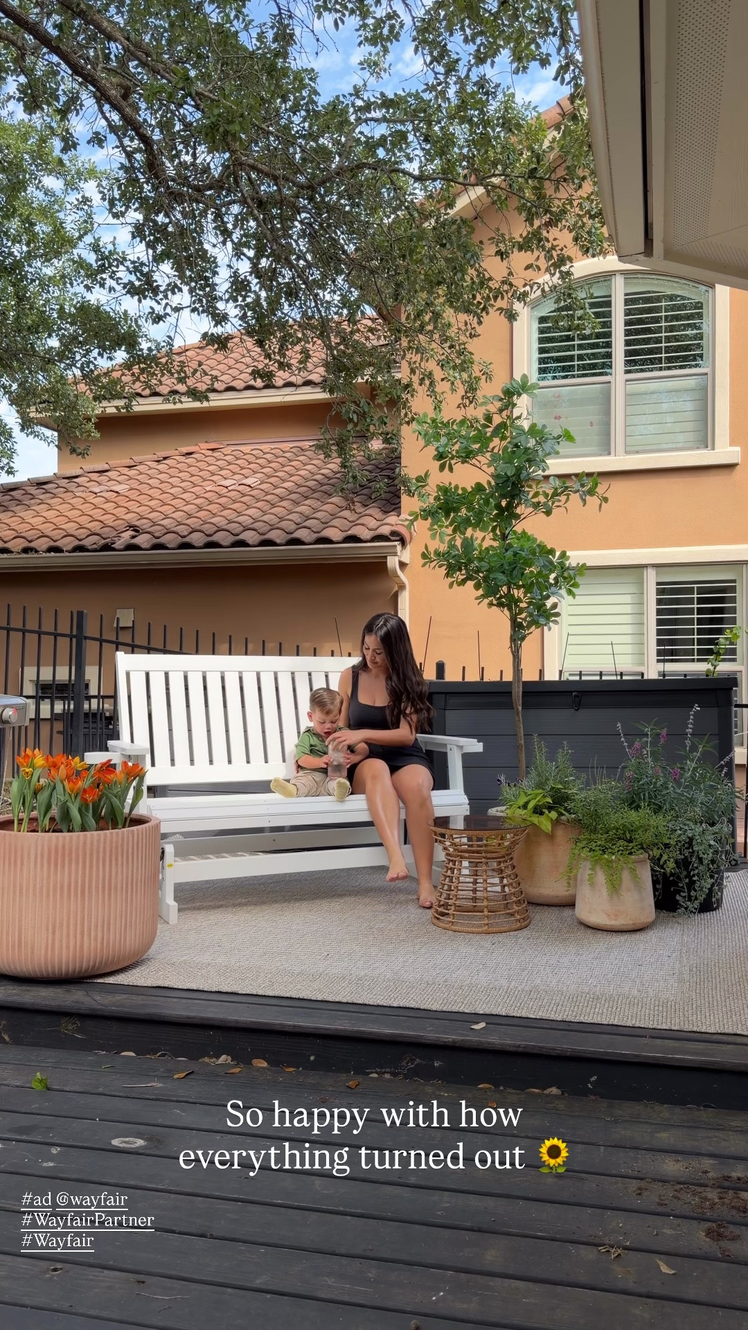 #ad What do moms really want for Mother’s Day? They want a mini garden and quality time with their kids on the porch. Love this glider with cup holders from @Wayfair! #WayfairPartner #Wayfair


#LTKMothersDay #LTKHome #LTKmomlife