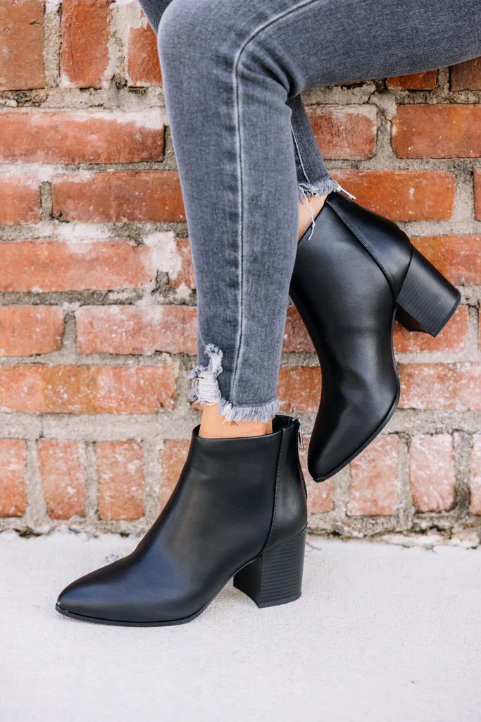 Make The Call Black Booties | The Mint Julep Boutique