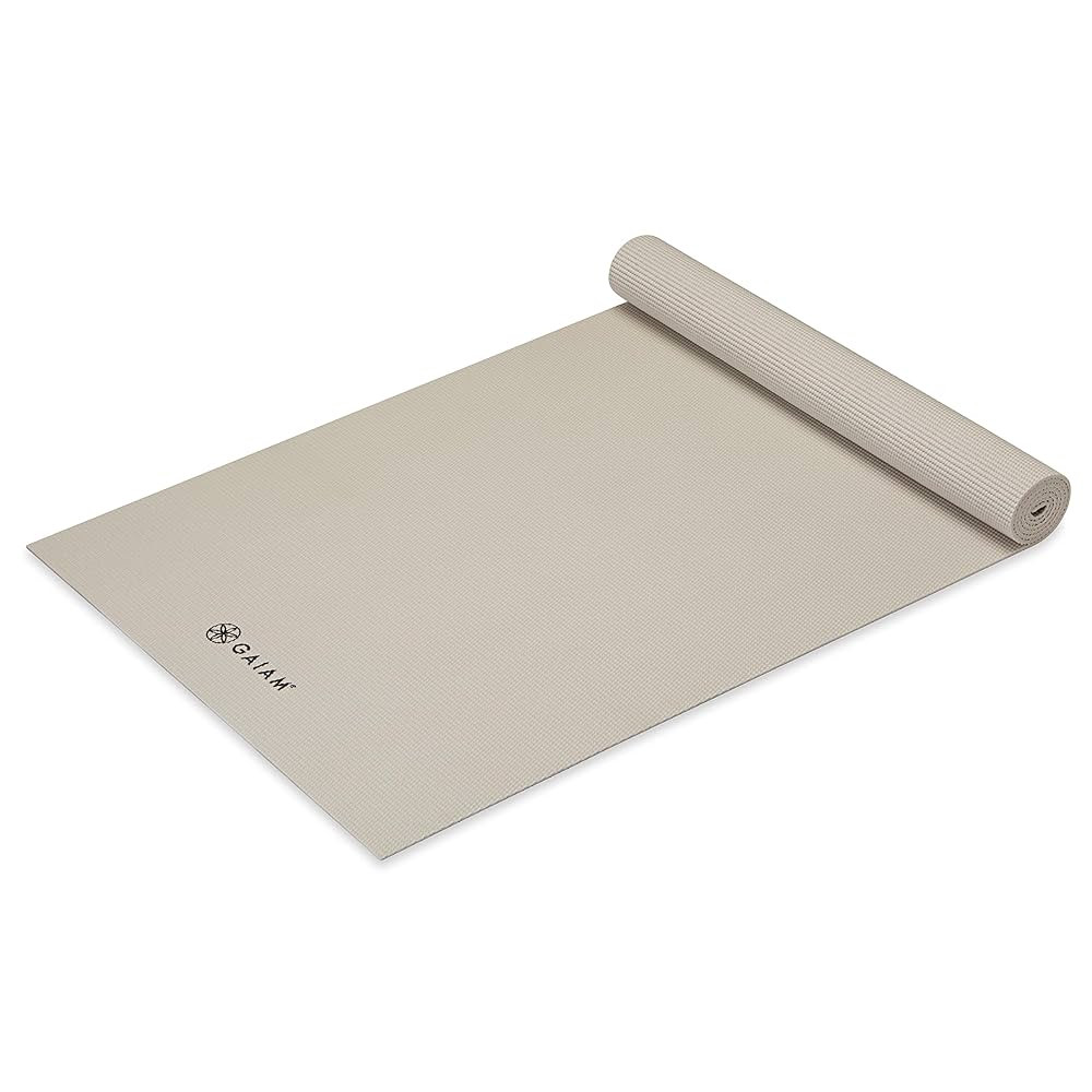 Gaiam Yoga Mat - Premium 5mm Solid Thick Non Slip Exercise & Fitness Mat for All Types of Yoga, P... | Amazon (US)