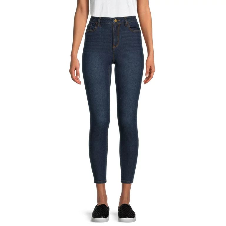 Time and Tru Women's Cropped Skinny Jeans | Walmart (US)