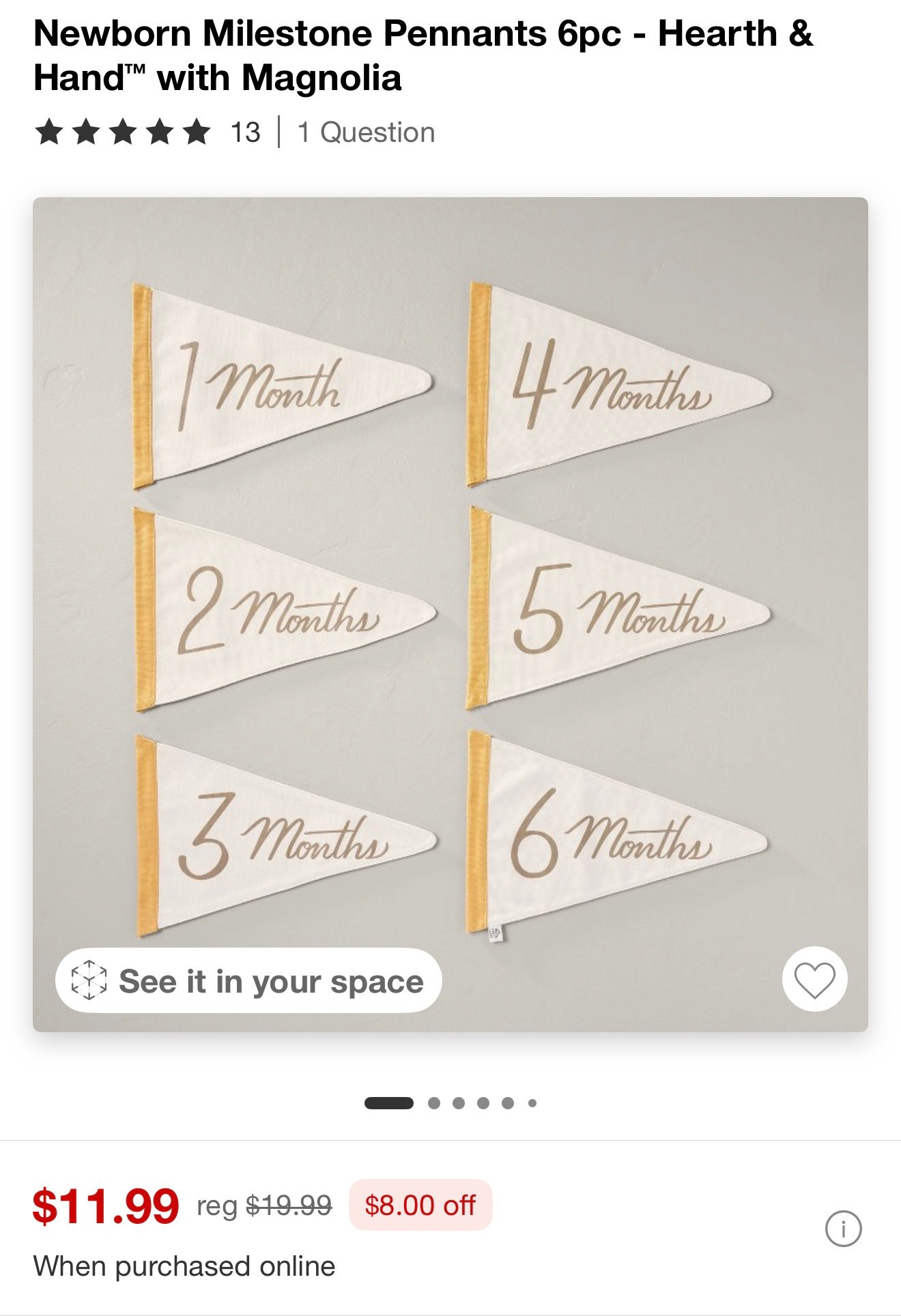 Hearth and hand milestone banners $8 off! Run! 

#LTKWatchNow #LTKBaby #LTKSpringSale