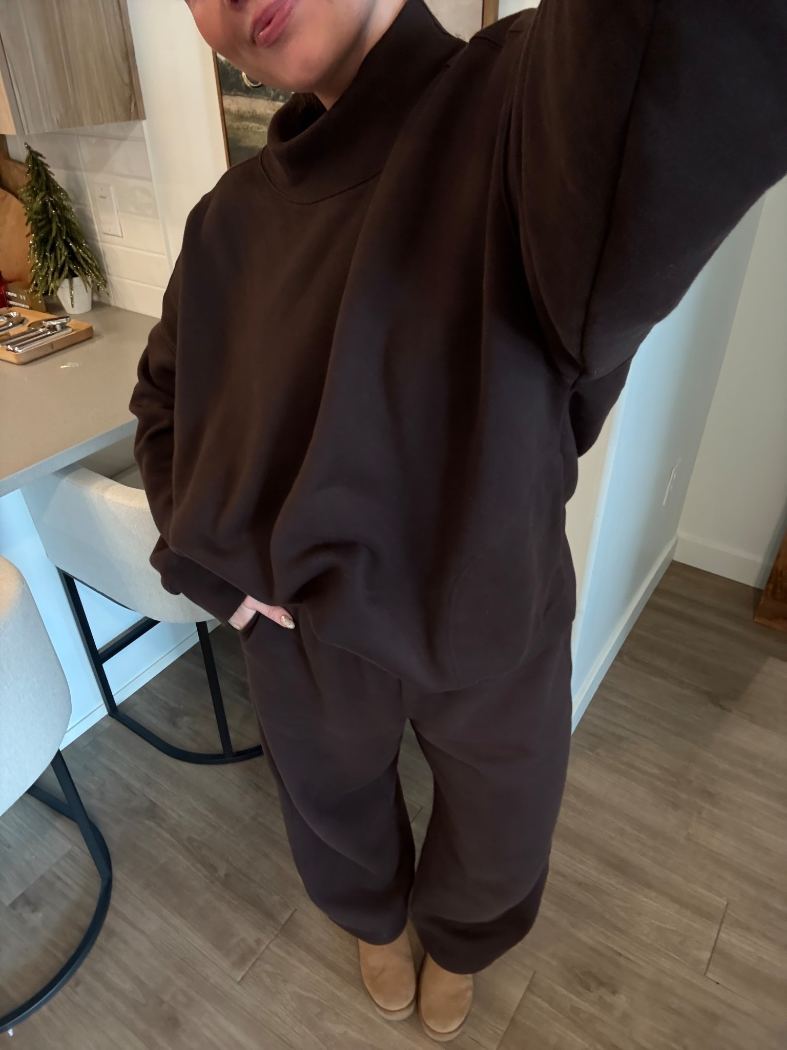 NEW CUTE COLORS! The best MOCKNECK sweat set ever!!