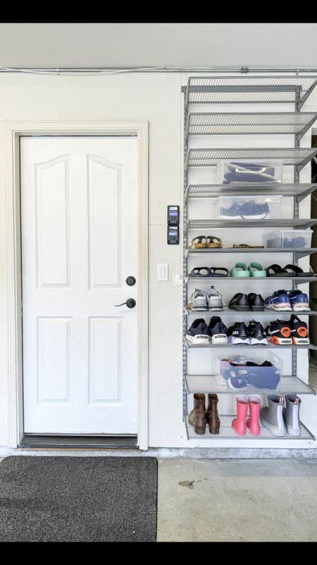 The sale is ON!…Elfa is 30% off! If you have a situationship with your shoes sitting in the garage on a less than stellar free-standing shelf, this is the time to upgrade! I installed this wall in 60 minutes yesterday …. So easy! And much better!! 

#LTKfamily #LTKhome #LTKsalealert