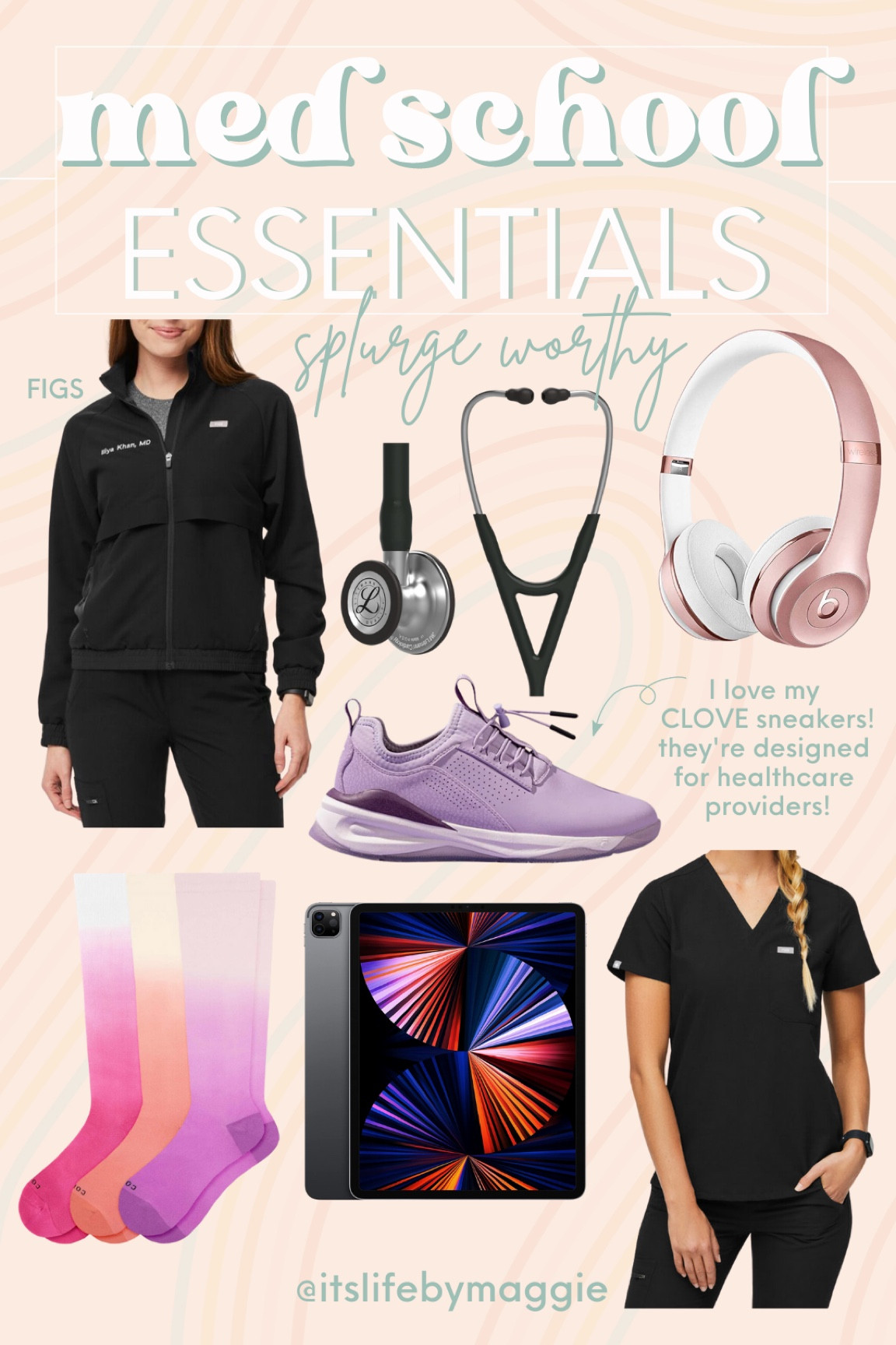 Splurge worthy med school essentials!

#medschoolmusthaves #graduationgifts #nursegifts #figs #beats #amazonfinds #scrubs #medicalschool

#LTKGiftGuide #LTKworkwear #LTKunder100