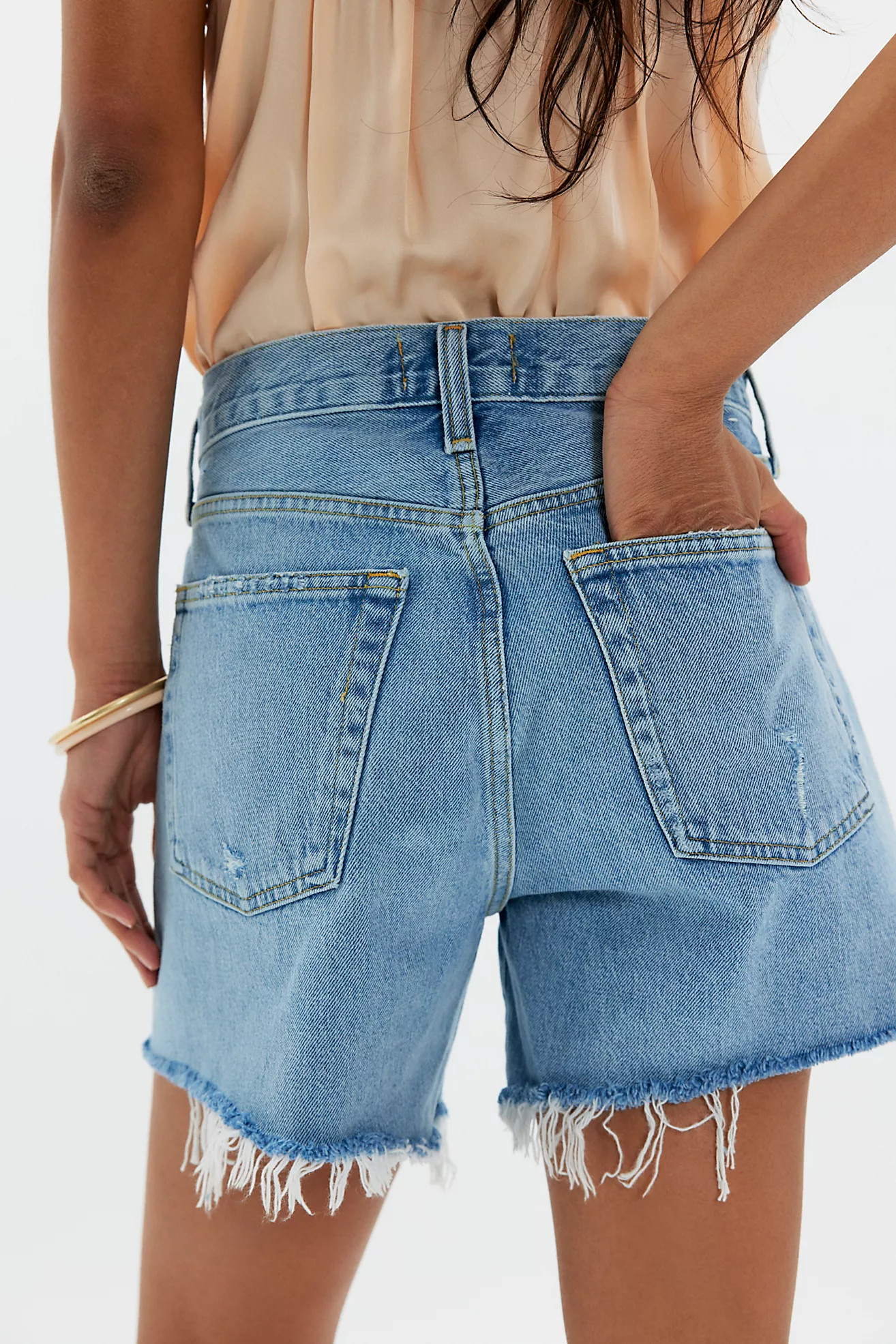 AGOLDE Parker Long Shorts | Free People (Global - UK&FR Excluded)