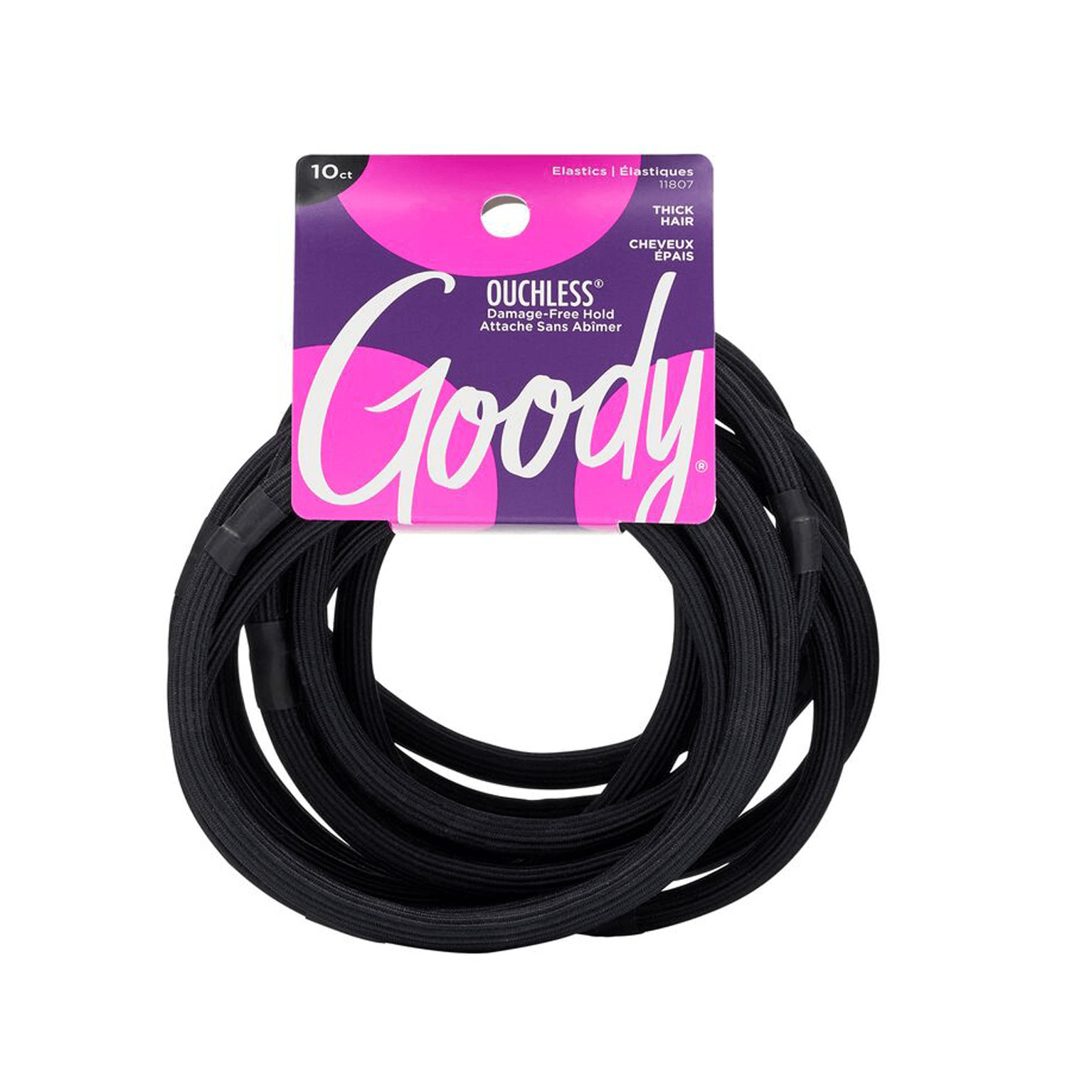 Goody Ouchless Bold Hold Extra Thick Elastics 10 Count | Sally Beauty