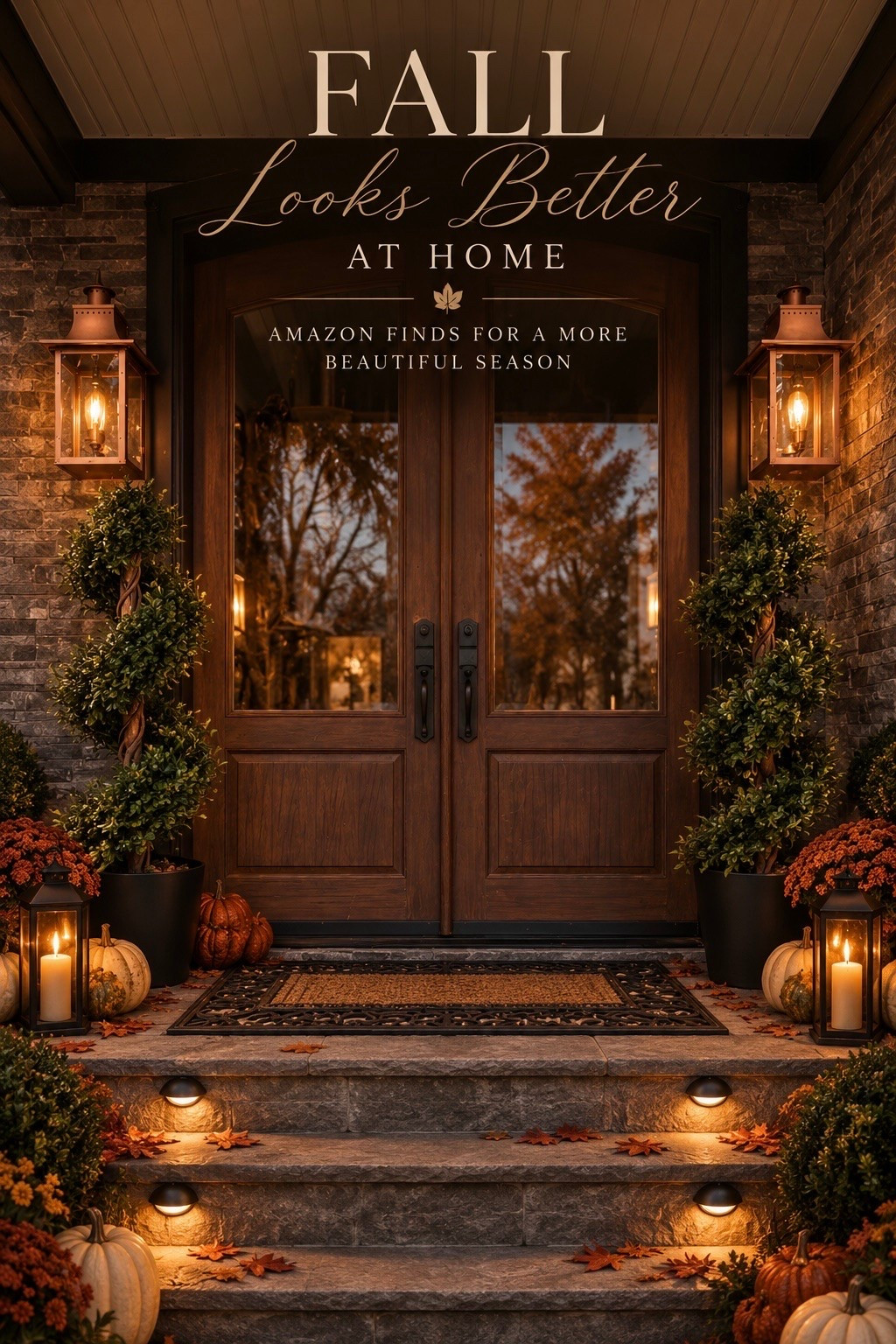 Fall is proof that the right details can completely transform a home. 🍂✨ Warm lighting, layered greenery, rich textures, and a few beautifully chosen seasonal accents make everything feel more expensive, collected, and inviting.

These are the Amazon finds I reach for when I want that designer fall look without the designer price tag. 🤎

#AmazonFinds #AmazonHome #FallDecor #FallHomeDecor #AmazonFallFinds #FallFrontPorch #AutumnDecor #LuxuryForLess #AffordableLuxury #DesignerLook #TimelessInteriors #ClassicInteriors #ElevatedHome #HomeDecorFinds #CallsignDesign