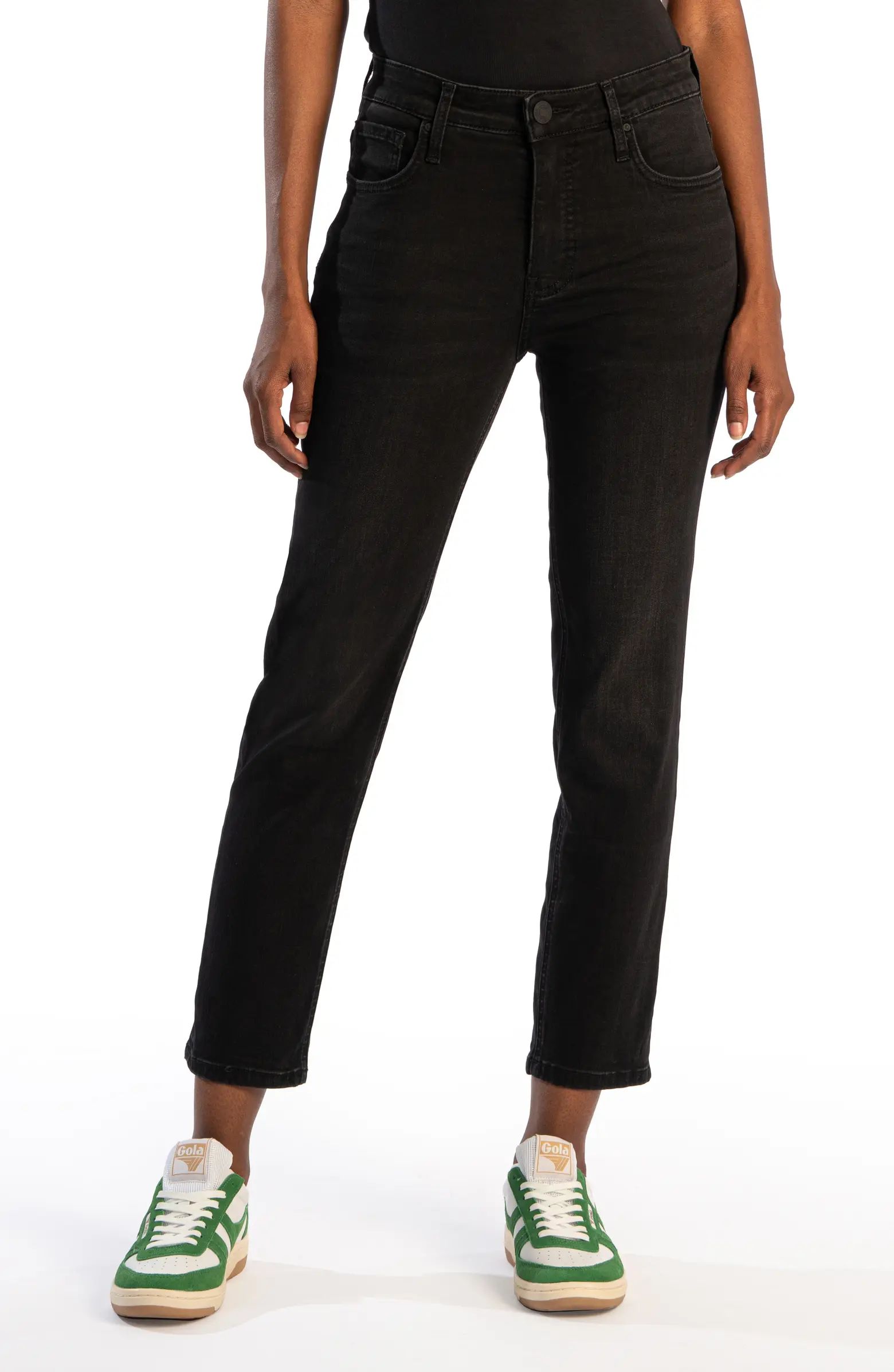 KUT from the Kloth Rachael High Waist Crop Mom Jeans | Nordstrom | Nordstrom