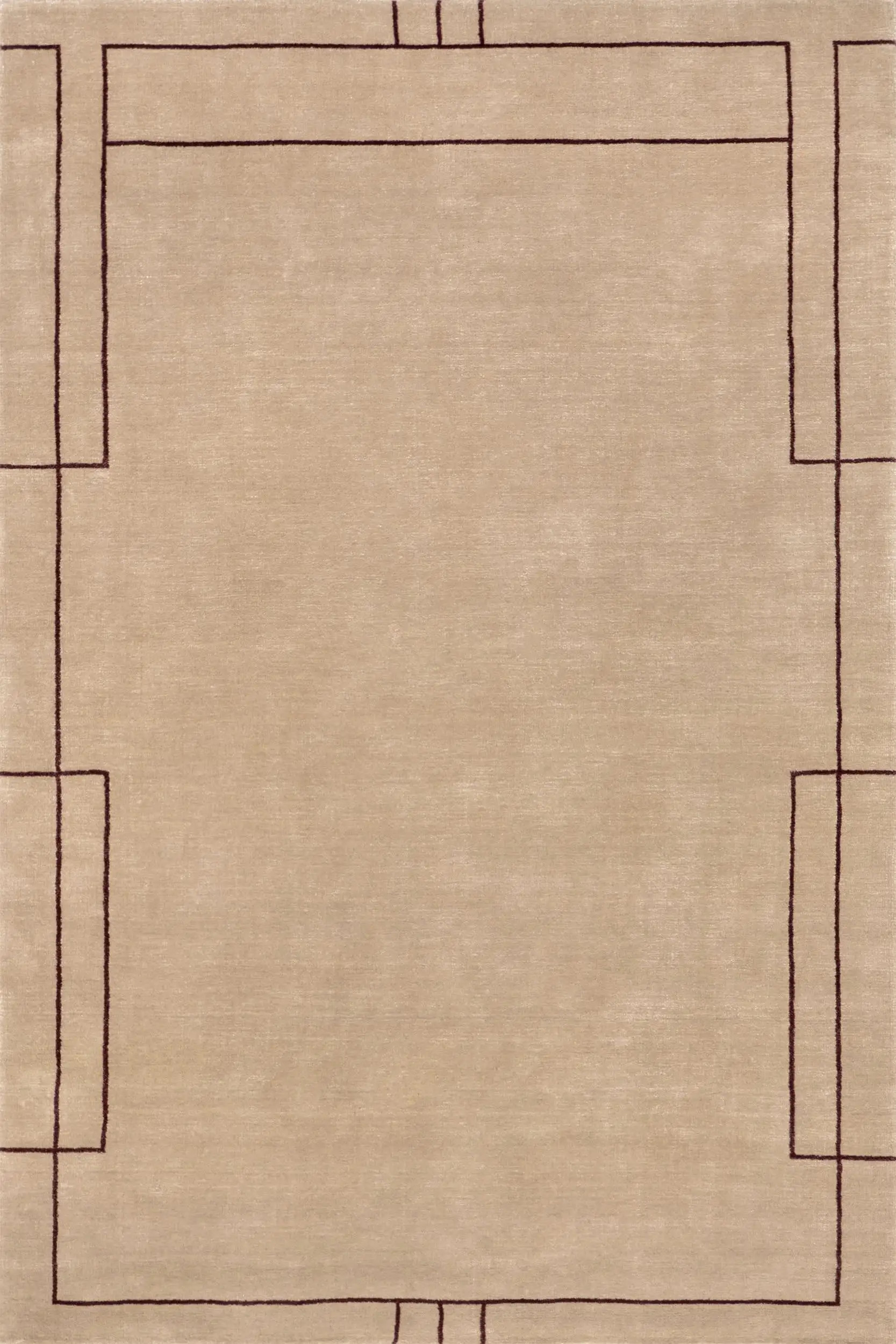 Nile Bordered Wool-Blend Rug | Rugs USA