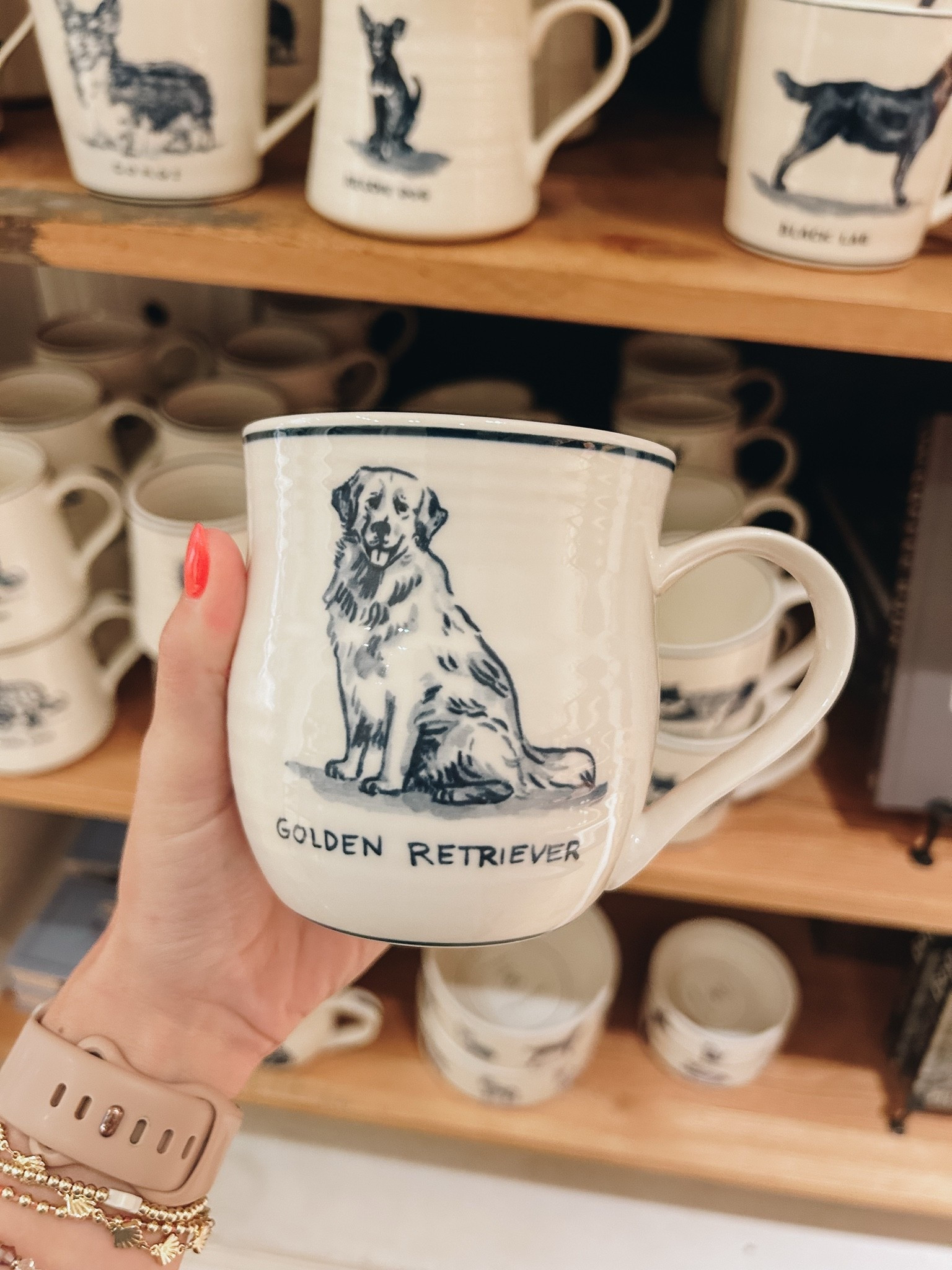 // dog mug // blue and white coffee mug //

#LTKHome #LTKSeasonal