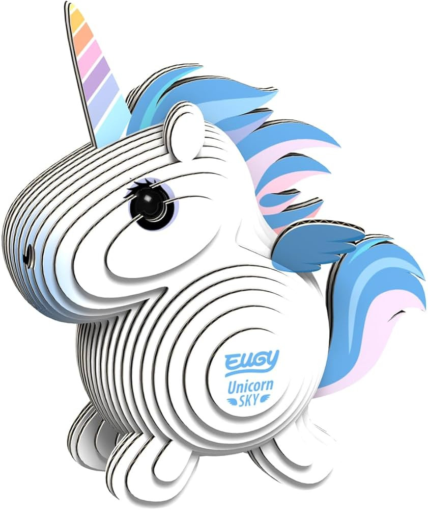 Eugy Unicorn Sky 3D Puzzle - 28 Piece Eco-Friendly Educational Toy Puzzle for Boys, Girls & Kids ... | Amazon (US)