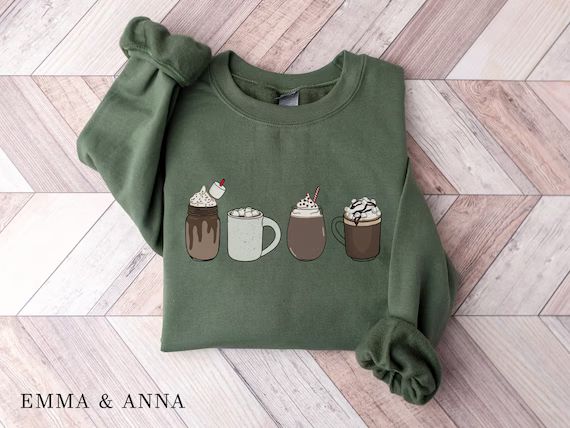 Christmas Sweatshirt Christmas Crewneck Christmas Shirts | Etsy | Etsy (US)