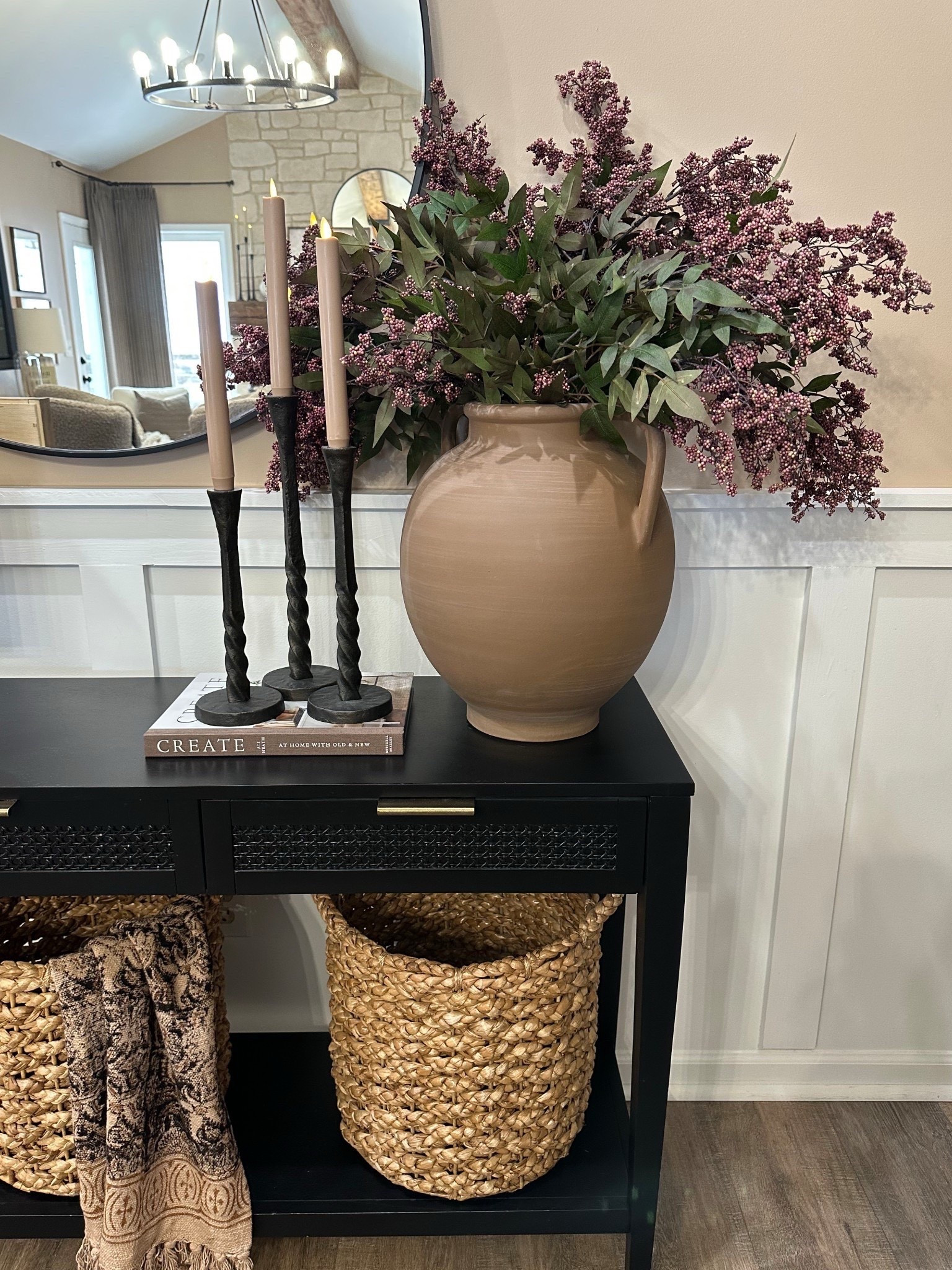 🍃Dusty Plum Stems & Vase Combo. Follow @farmtotablecreations on Instagram for more inspiration.

‼️ For Reference:
5 stems shown in vase.

Spring Art | Loloi Rugs | console table | console table styling | faux stems | entryway space | home decor finds | neutral decor | entryway decor | cozy home | affordable decor | home decor | home inspiration | spring stems | spring console | spring vignette | spring decor | spring decorations | console styling | entryway rug | cozy moody home | moody decor | neutral home



#LTKSaleAlert #LTKHome #LTKFindsUnder50