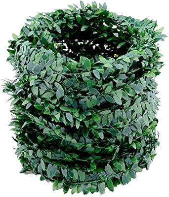 32.8 Yards Artificial Ivy Garland Foliage Green Leaves Fake Vine Headband Artificial Leaf Vine Fa... | Amazon (US)