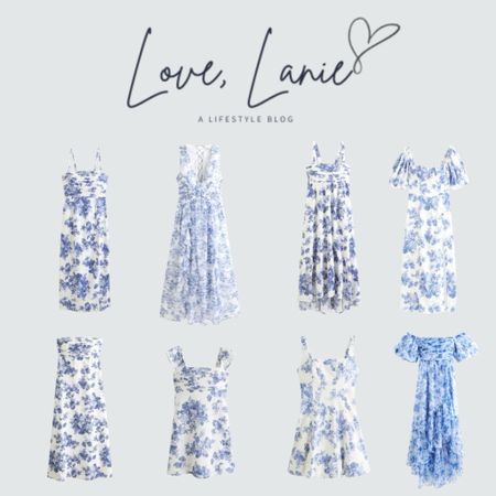 Blue and white dresses for Easter! #abercrombie #abercrombieandfitch #weddingguestdress #springoutfits #easterdress #lovelanie #lovelanieblog 

#LTKSeasonal #LTKSpringSale #LTKwedding
