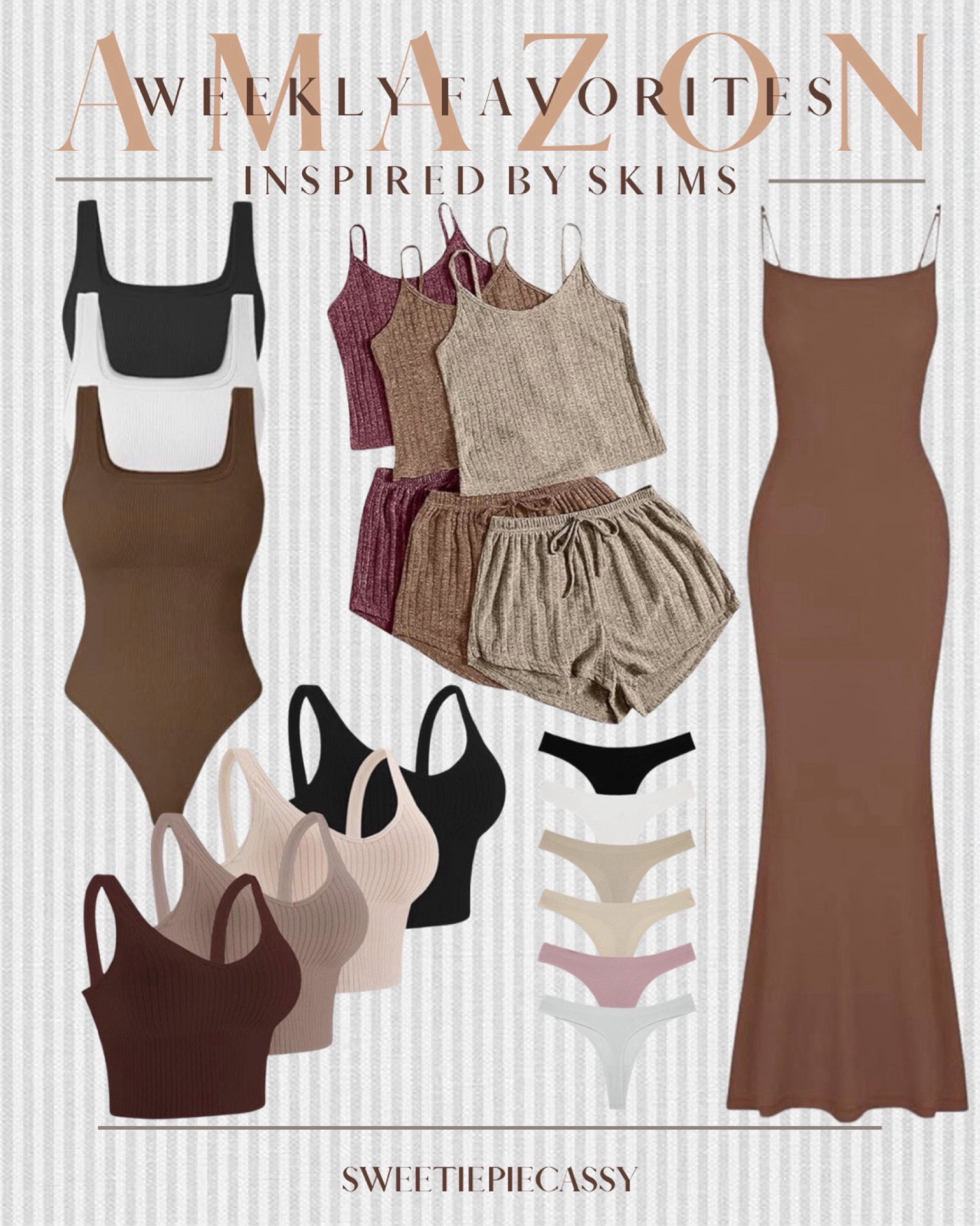 Amazon Canada: SKIMS Dupes ☁️ 

Some of my favourite pieces, from basics to every day wear & more! Make sure to check out my ‘AMAZON’ collection for more of my seasonal (and general) must haves, discounts & tons of other pieces!💫

#LTKstyletip #LTKsale #LTKcanada