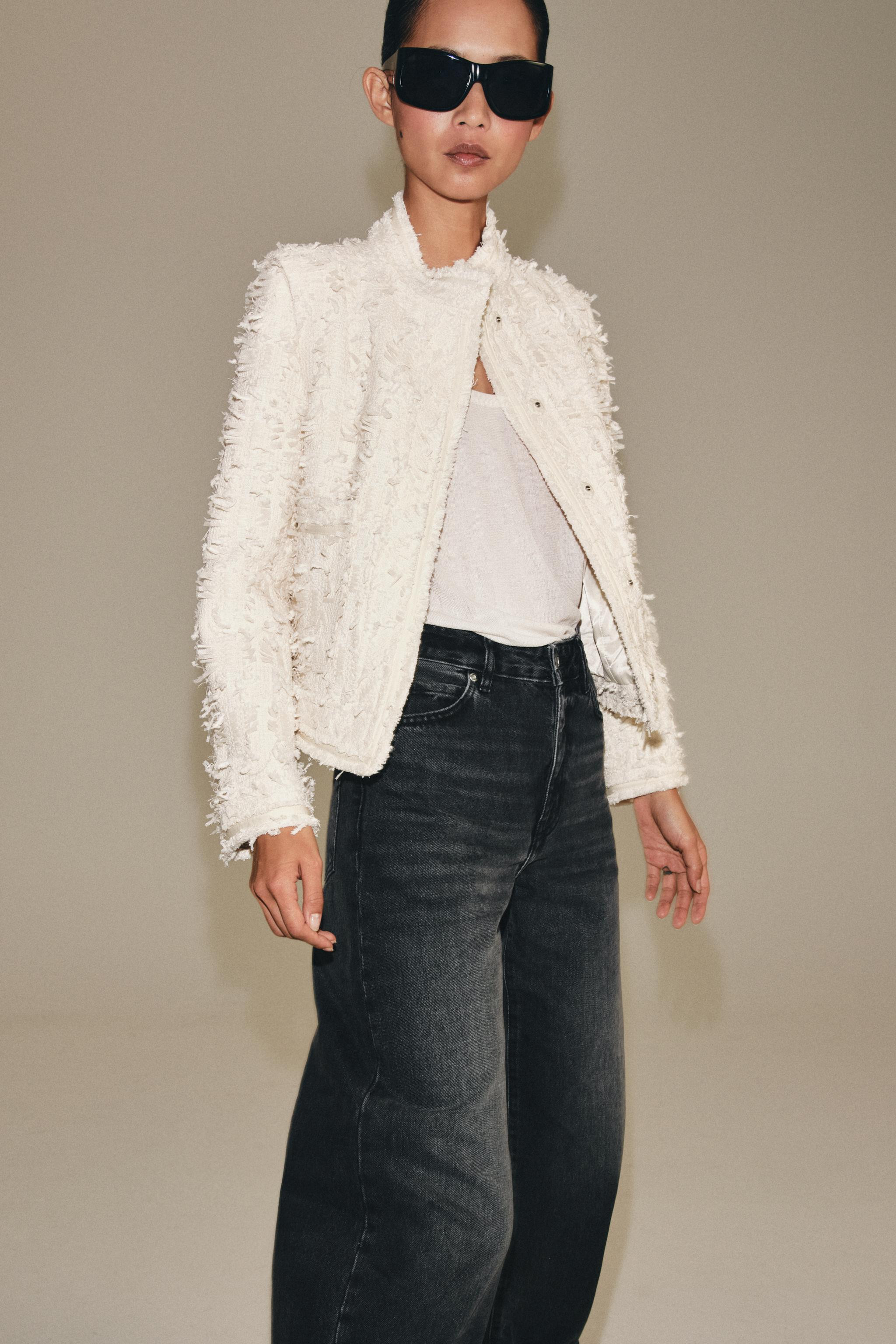 ZW COLLECTION HIGH-NECK JACKET | Zara US