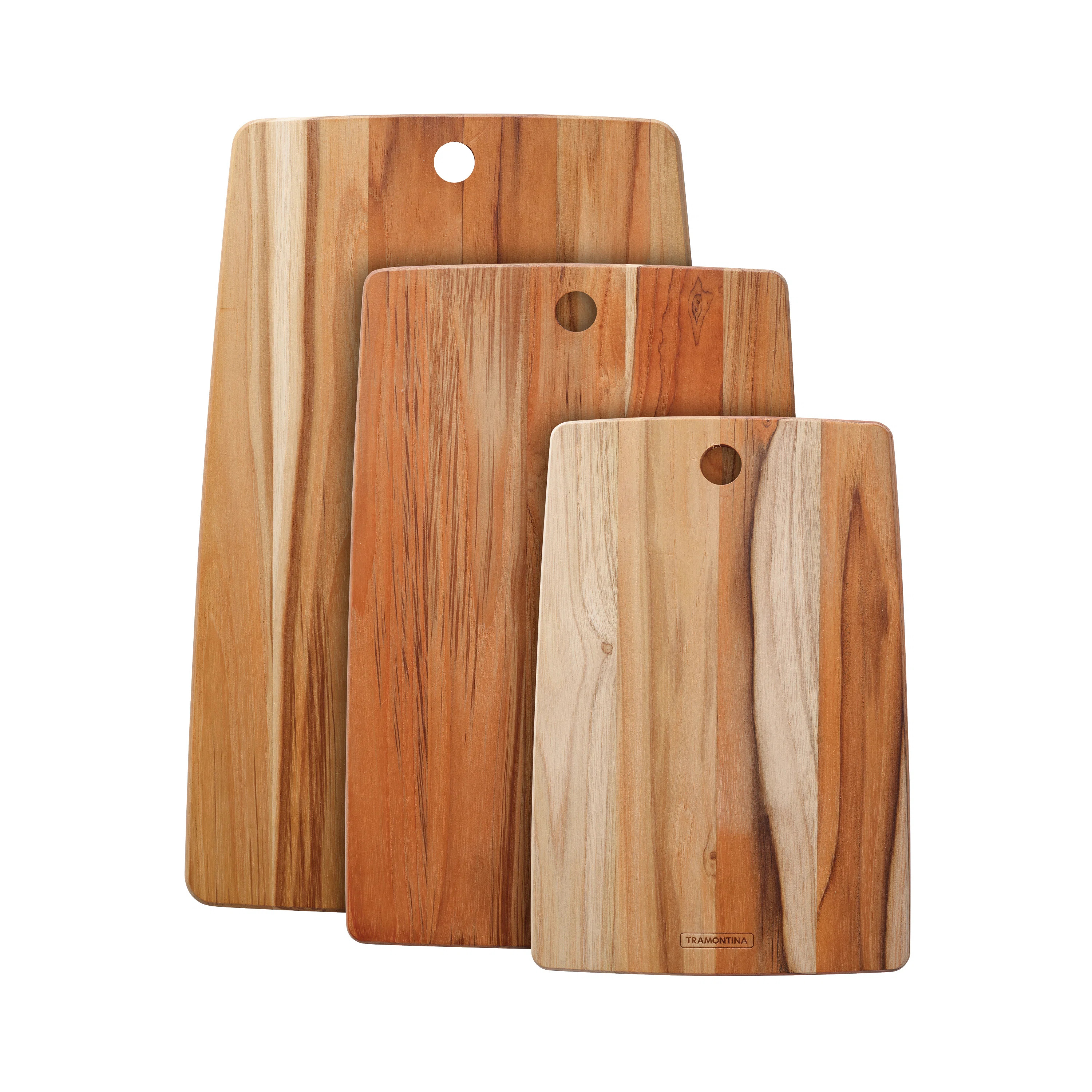 Tramontina 3 Pc Teak Wood Kitchen Board Set & Reviews | Wayfair | Wayfair North America