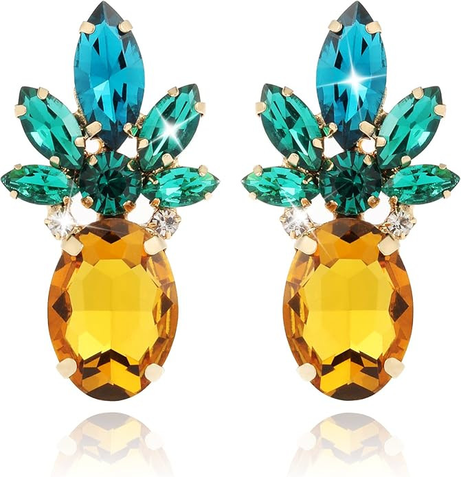 Pineapple Earrings Jewelry Gifts for Women Teens Girl-1 Pair by Holylove | Amazon (US)