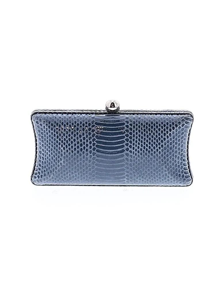 Unbranded 100% Leather Blue Leather Clutch One size - 51% off | ThredUp (US)