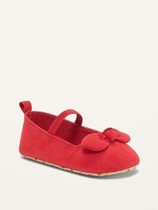 Faux-Suede Bow-Tie Ballet Flats for Baby | Old Navy (US)