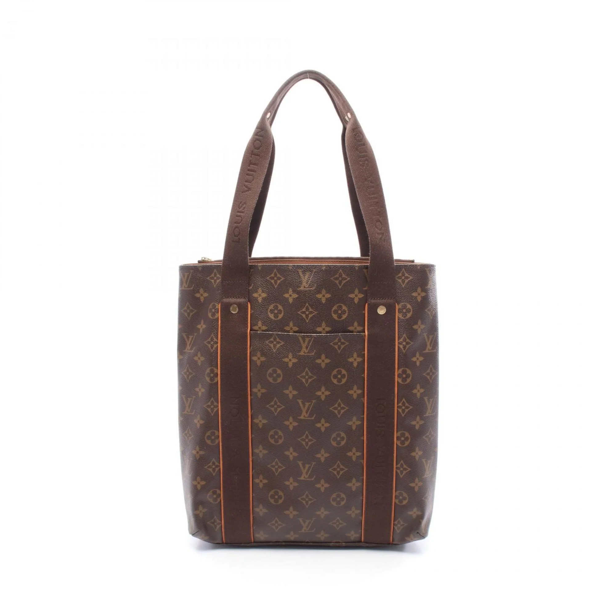 Pre-Owned Louis Vuitton Cabas Bobur Tote Bag, Coated Canvas and Leather, Monogram,... (Fair) | Walmart (US)